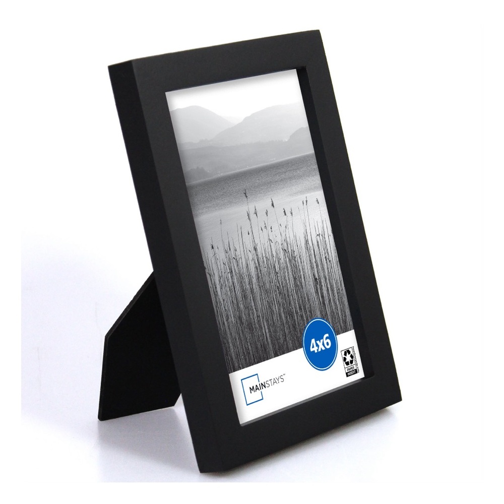 NWT Mainstays 4x6 inch Black 0.5" Gallery Wall Picture Frame